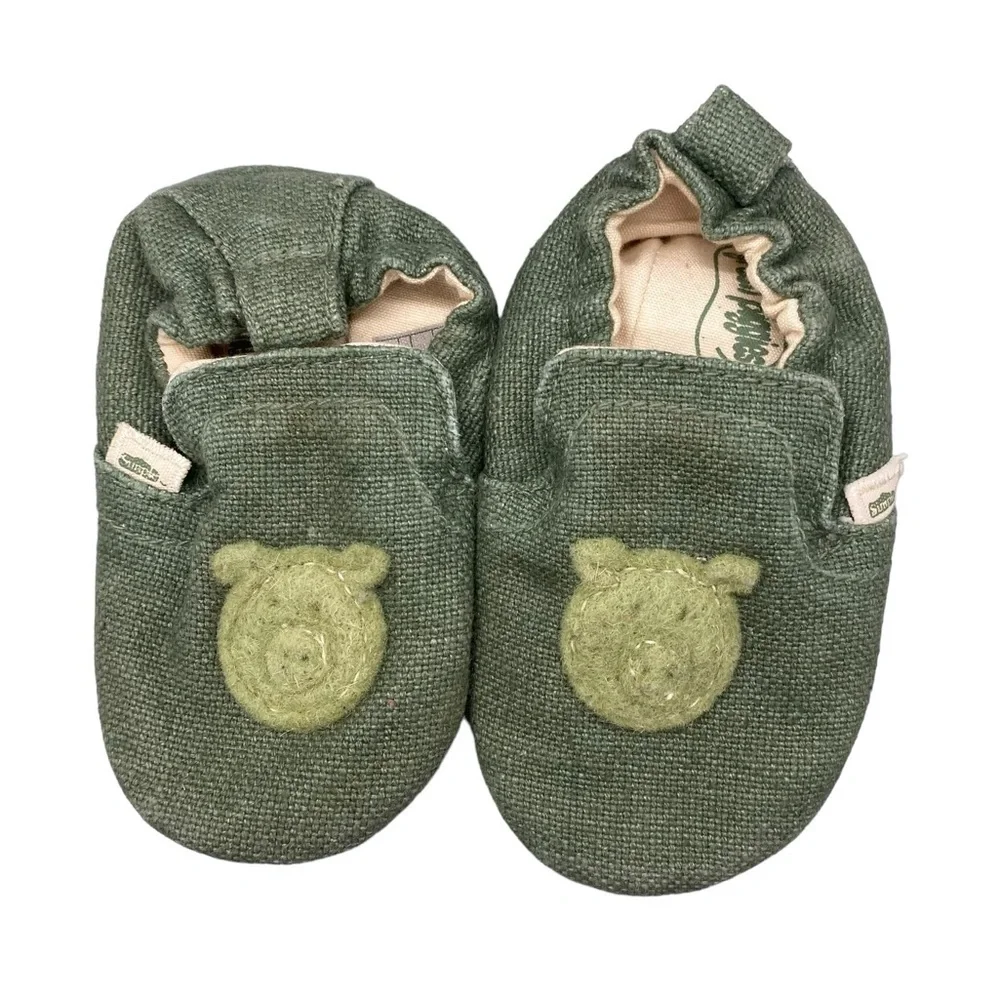 Green Piggies Soft Baby Shoe Frog #5306 Size 6 New‎ in Bag